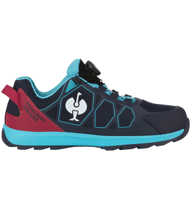 Safety Trainers: S1 scarpe basse antinfortun. e.s. Baham II low + blu profondo/blu nizza 2
