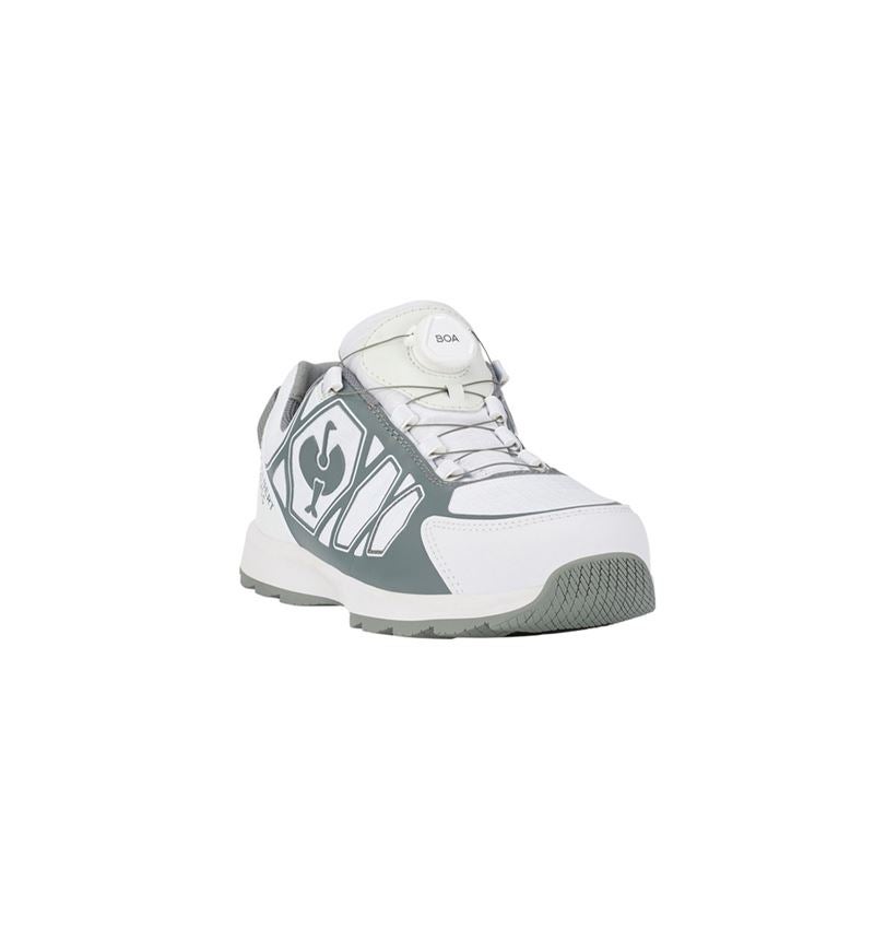 Safety Trainers: S1 scarpe basse antinfortun. e.s. Baham II low + bianco/platino 3