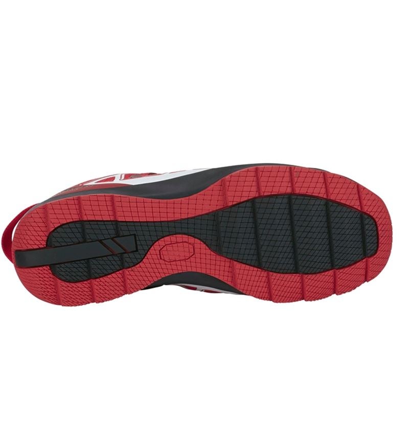 Safety Trainers: S1 scarpe basse antinfortun. e.s. Baham II low + rosso/nero 5