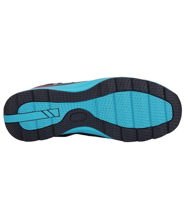 Safety Trainers: S1 scarpe basse antinfortun. e.s. Baham II low + blu profondo/blu nizza 4