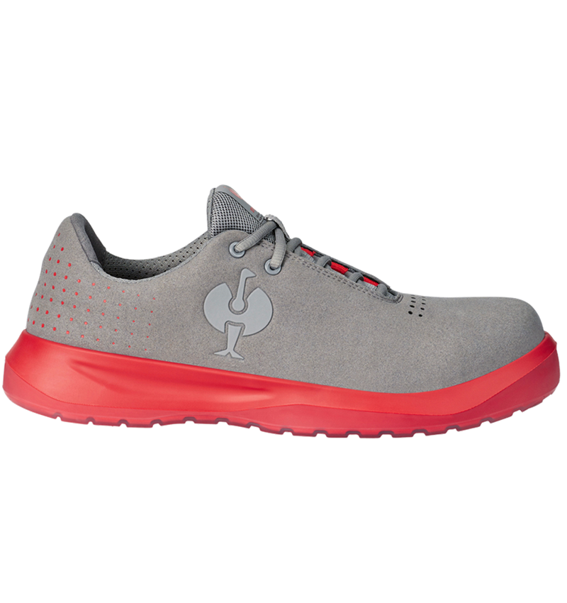 Safety Trainers: S1P scarpe basse antinfortun. e.s. Banco low + grigio perla/rosso sole 1