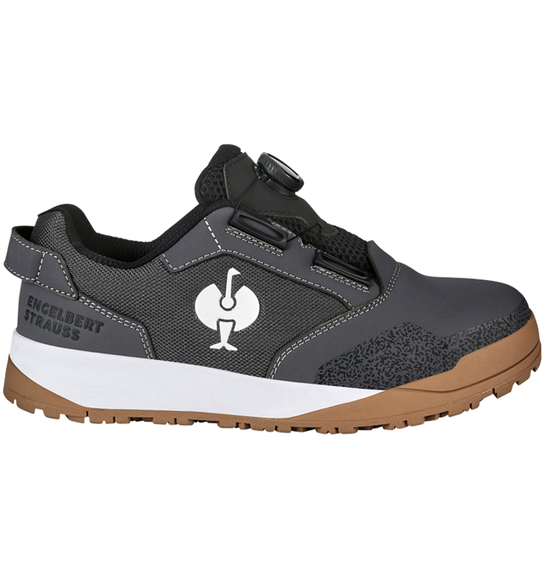 S1: S1 scarpe basse antinfortunis. e.s. Nakuru low + grigio carbone/bianco 3
