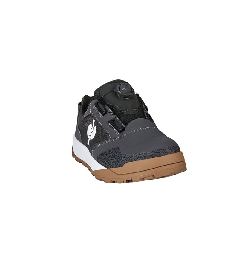 S1: S1 scarpe basse antinfortunis. e.s. Nakuru low + grigio carbone/bianco 4