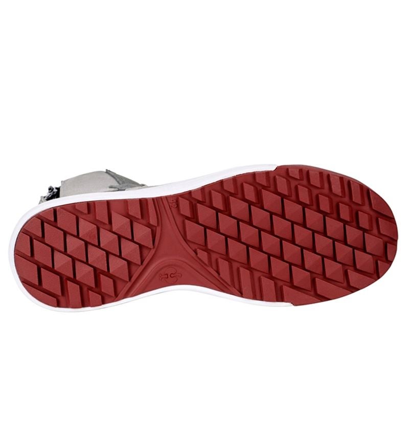S1: S1 scarpe antinfortunistiche e.s. Janus II mid + grigio piccione/cemento/rosso velluto 3
