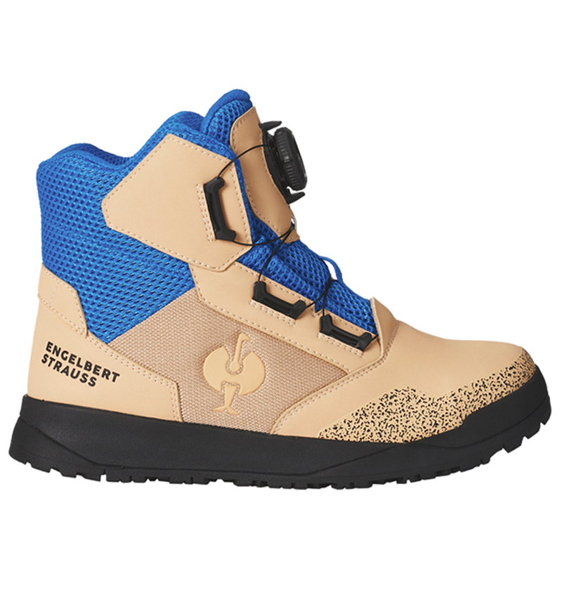 S1: S1 scarpe antinfortunistiche e.s. Nakuru mid + beige neutro/blu genziana 2