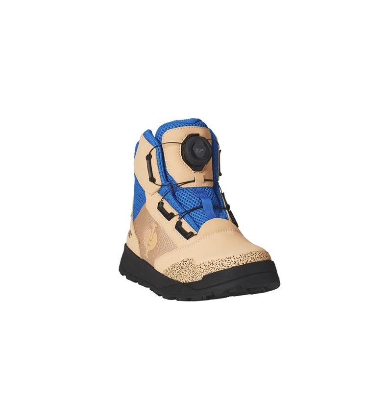 S1: S1 scarpe antinfortunistiche e.s. Nakuru mid + beige neutro/blu genziana 3