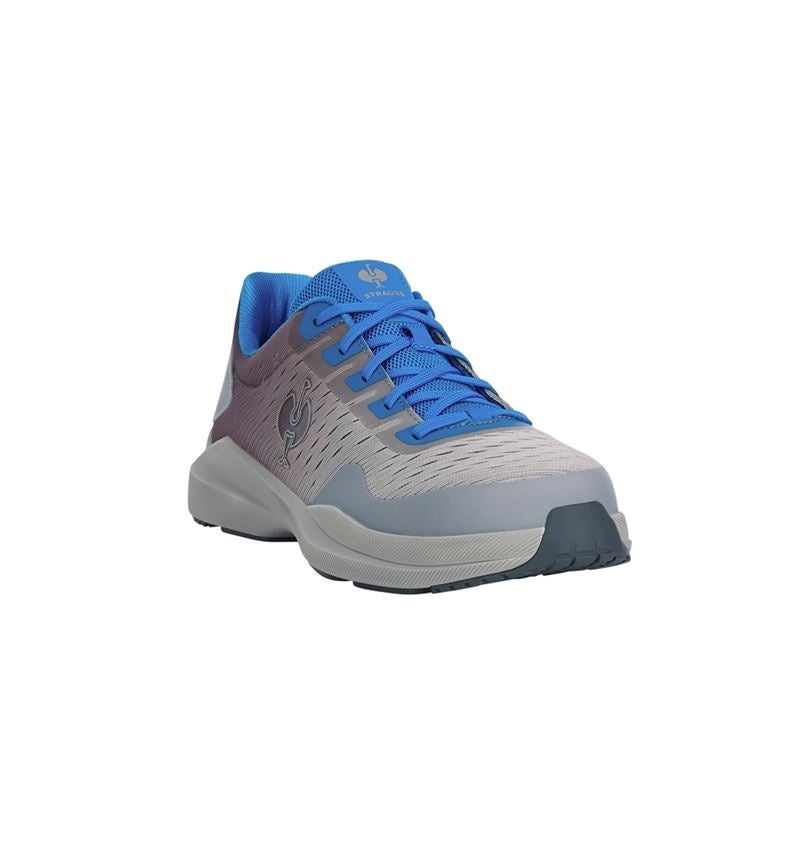 Scarpe: S1 scarpe basse antinfortunistiche e.s. Padua low + platino/blu genziana 5