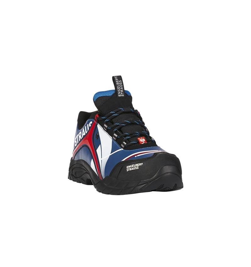 Safety Trainers: e.s. S3 scarpe basse antinfortunistiche Turais + blu reale/rosso 3
