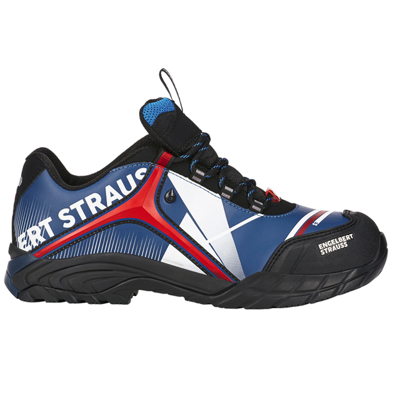 Safety Trainers: e.s. S3 scarpe basse antinfortunistiche Turais + blu reale/rosso 2