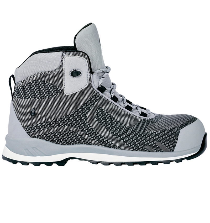 Safety Trainers: e.s. S3 scarpe antinfortunistiche Zardik mid + bianco/platino 1