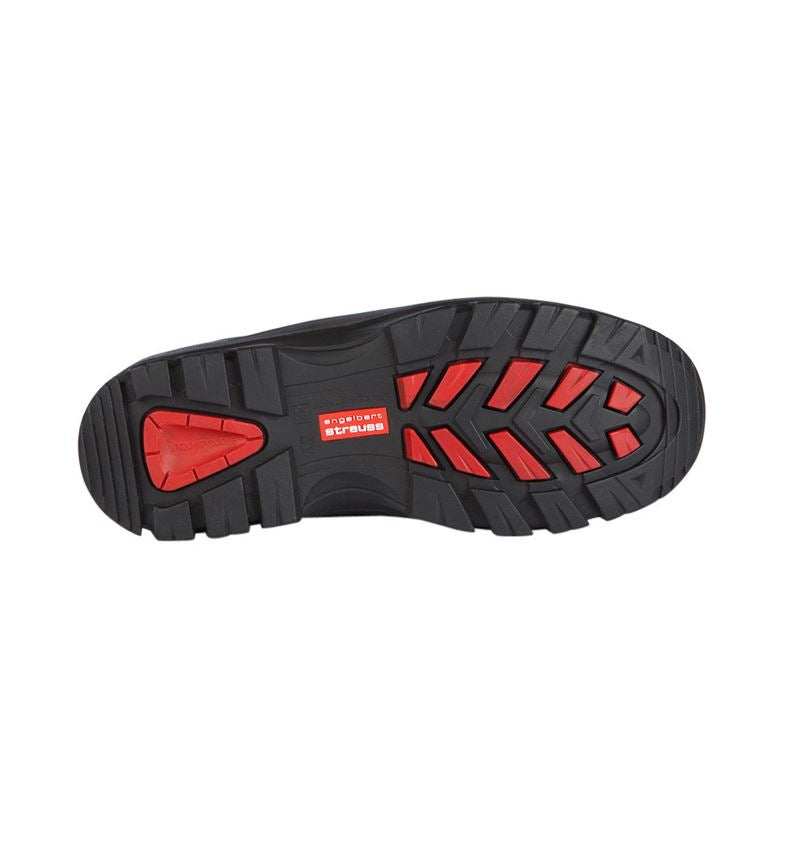 Scarpe Carpentieri / Conciatetti: S3 scarpe basse antinfortunistiche Andrew + nero/rosso 2