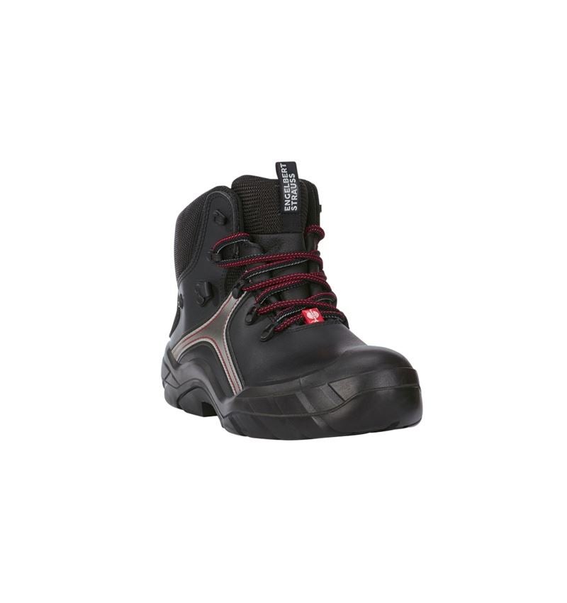 Scarpe Carpentieri / Conciatetti: e.s. S3 scarpe antinfortunistiche Avior + nero/rosso 3