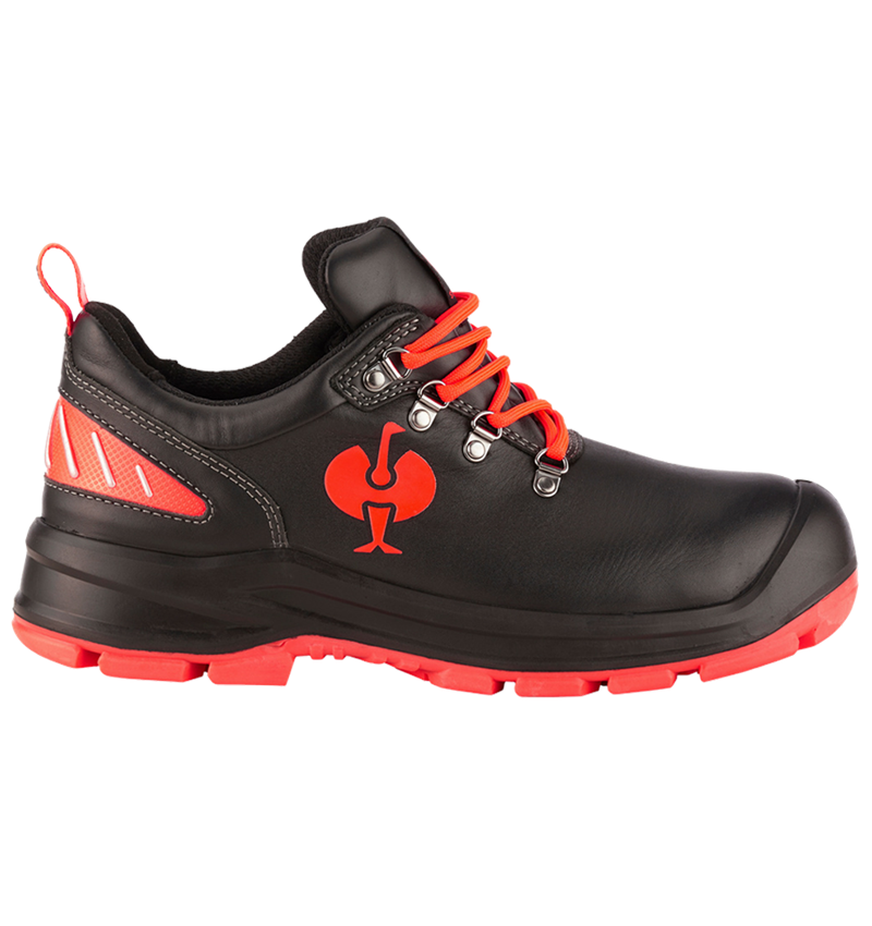 S3: S3 scarpe basse antinfortun. e.s. Umbriel II low + nero/rosso fluo 1
