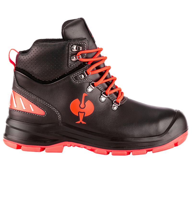 S3: S3 scarpe antinfortunistiche e.s. Umbriel II mid + nero/rosso fluo 1