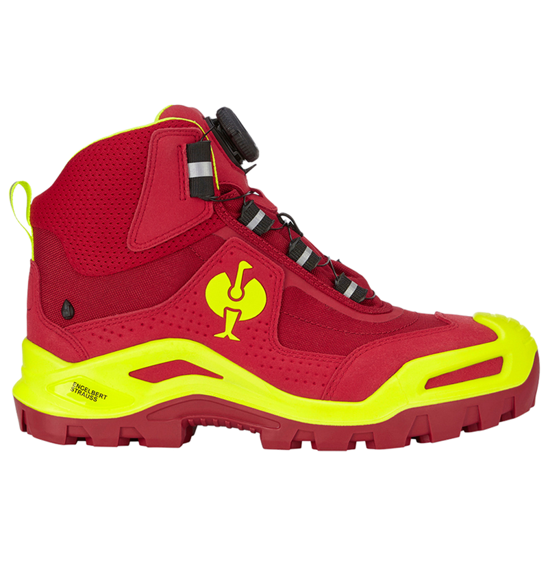 S3: S3 scarpe antinfortunistiche e.s. Kastra II mid + rosso/giallo fluo 2