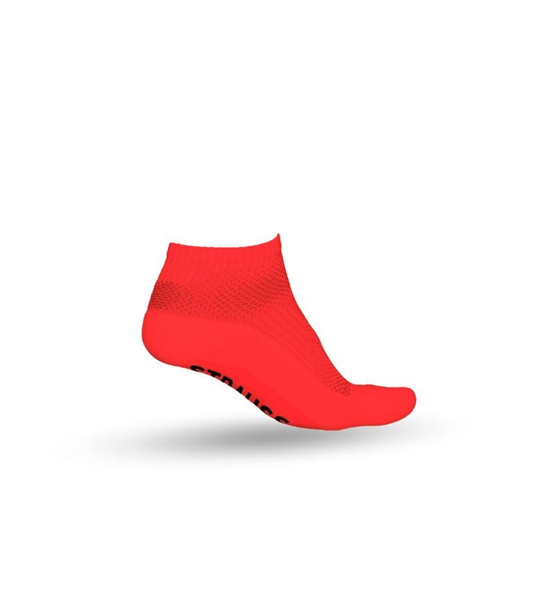 Abbigliamento: e.s. calze funzionali allseason light/low + rosso fluo/nero