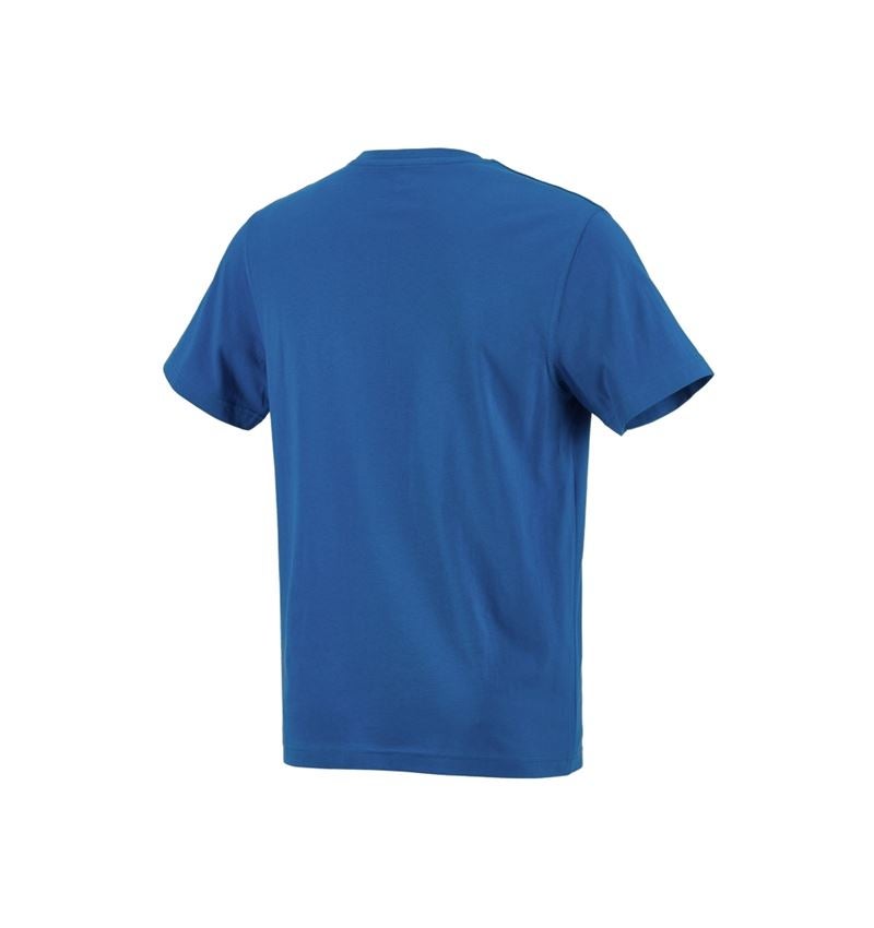 Installatori / Idraulici: e.s. t-shirt cotton + blu genziana 3
