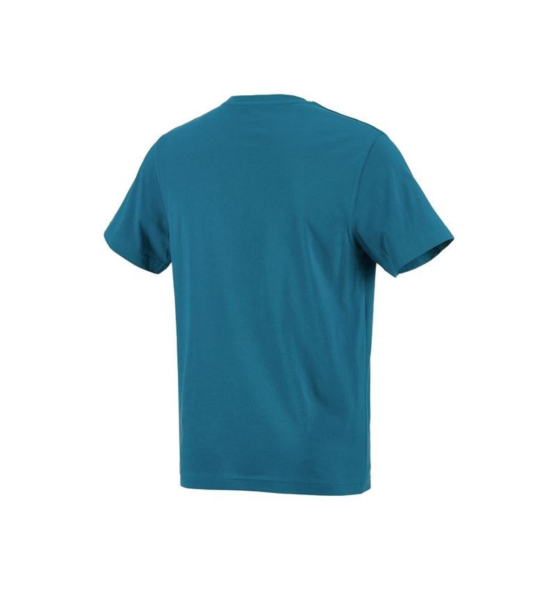 Maglie | Pullover | Camicie: e.s. t-shirt cotton + petrolio 3