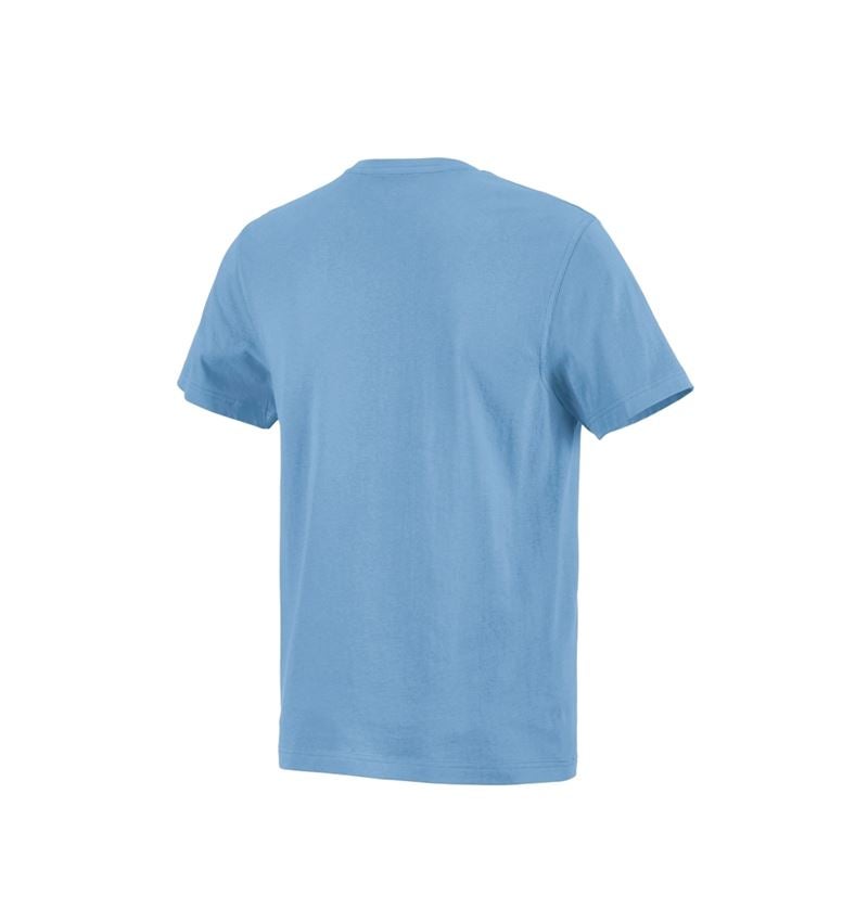 Maglie | Pullover | Camicie: e.s. t-shirt cotton + blu azzurro  1