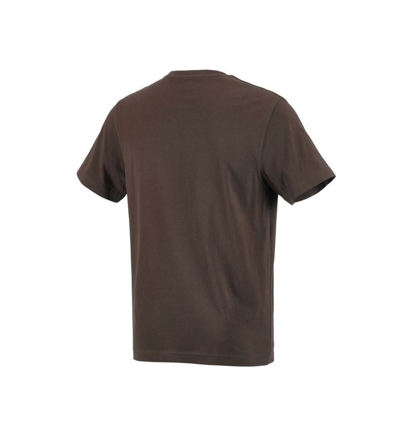 Maglie | Pullover | Camicie: e.s. t-shirt cotton + castagna 3