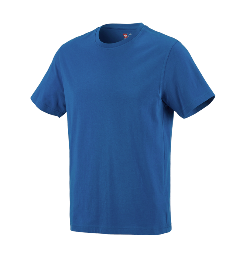 Installatori / Idraulici: e.s. t-shirt cotton + blu genziana 2