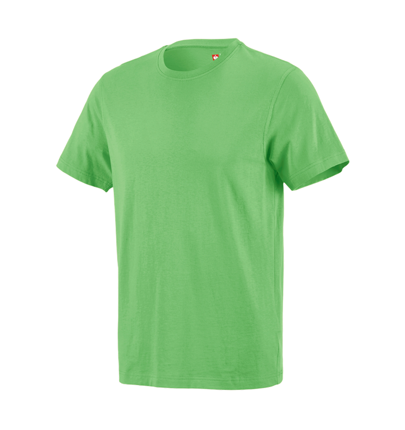 Maglie | Pullover | Camicie: e.s. t-shirt cotton + verde mela