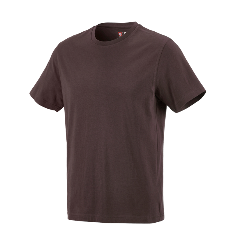 Maglie | Pullover | Camicie: e.s. t-shirt cotton + marrone