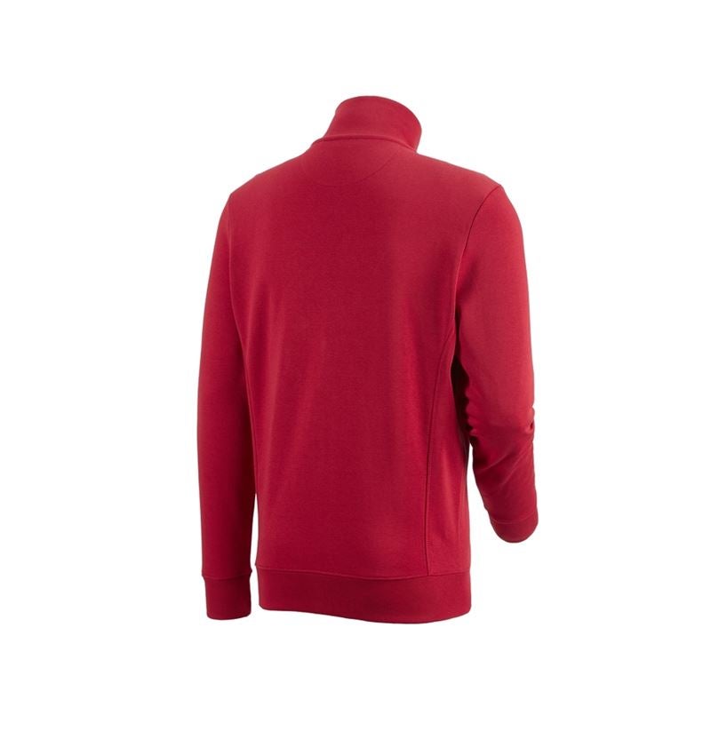 Maglie | Pullover | Camicie: e.s. felpa aperta poly cotton + rosso 3