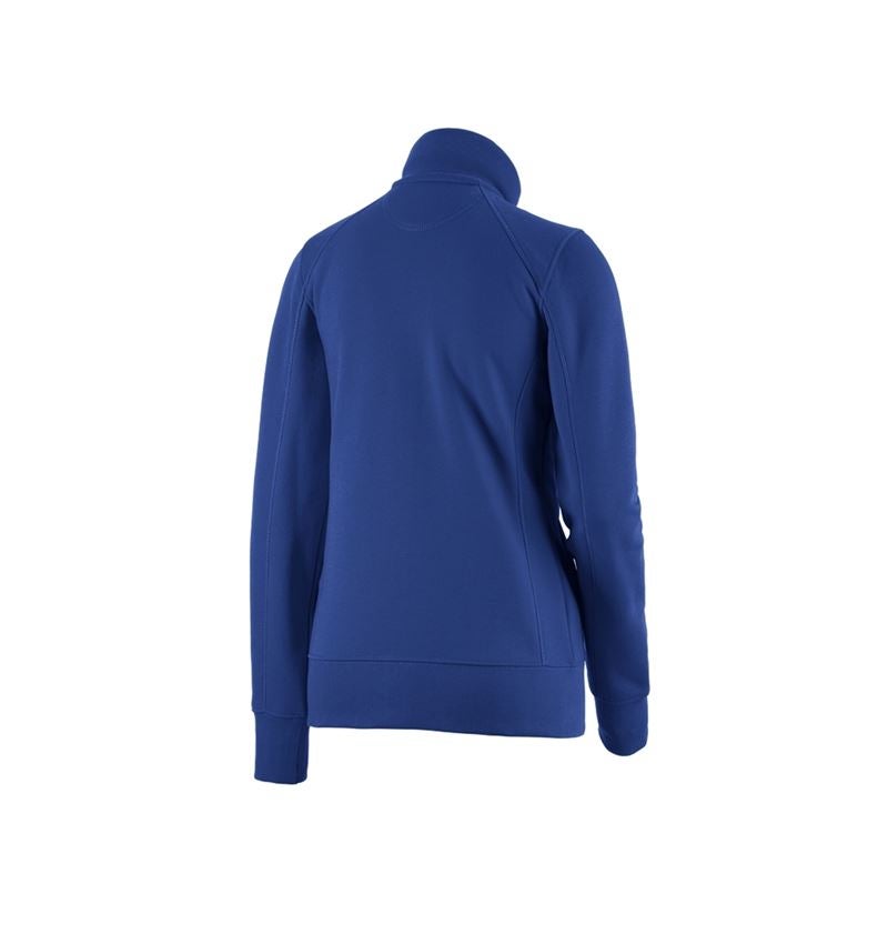 Maglie | Pullover | Bluse: e.s. felpa aperta poly cotton, donna + blu reale 1