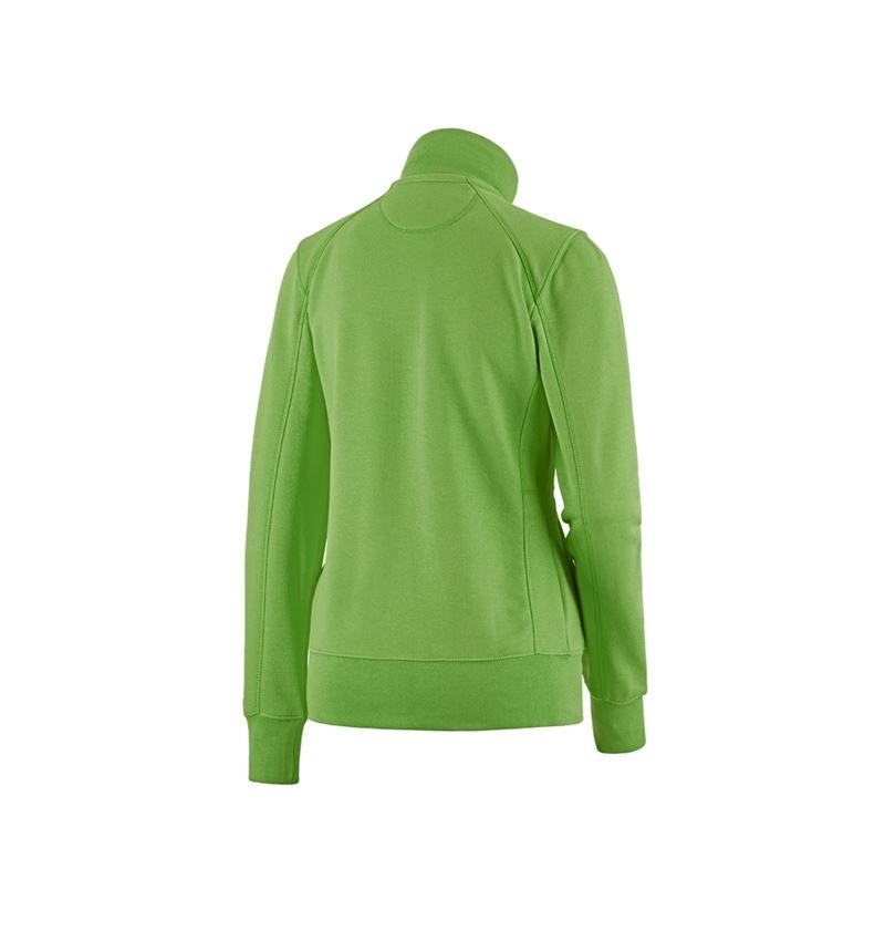Maglie | Pullover | Bluse: e.s. felpa aperta poly cotton, donna + verde mare 2