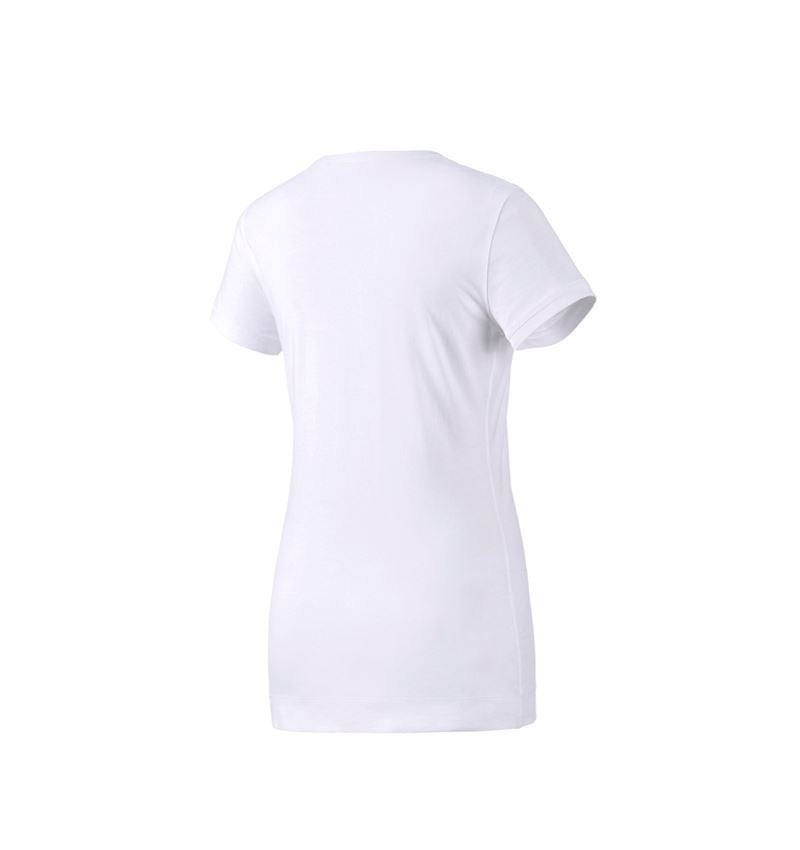 Temi: e.s. Long-Shirt cotton, donna + bianco 2