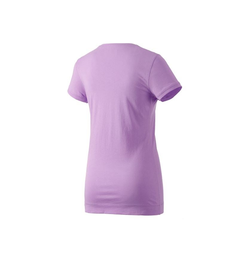 Maglie | Pullover | Bluse: e.s. Long-Shirt cotton, donna + lavanda 2