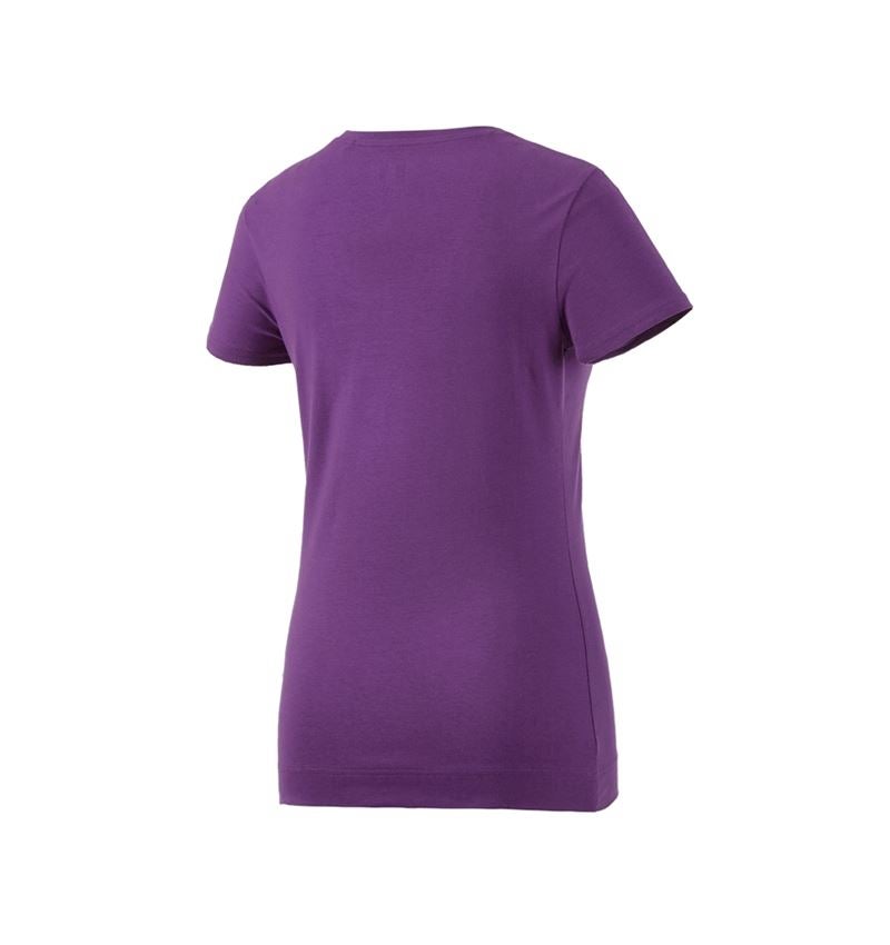 Maglie | Pullover | Bluse: e.s. t-shirt cotton stretch, donna + viola 3