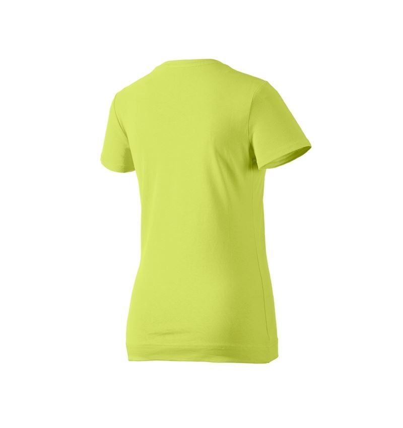 Maglie | Pullover | Bluse: e.s. t-shirt cotton stretch, donna + verde maggio 3
