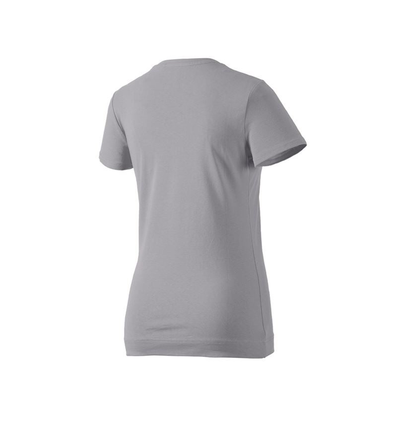 Maglie | Pullover | Bluse: e.s. t-shirt cotton stretch, donna + platino 3