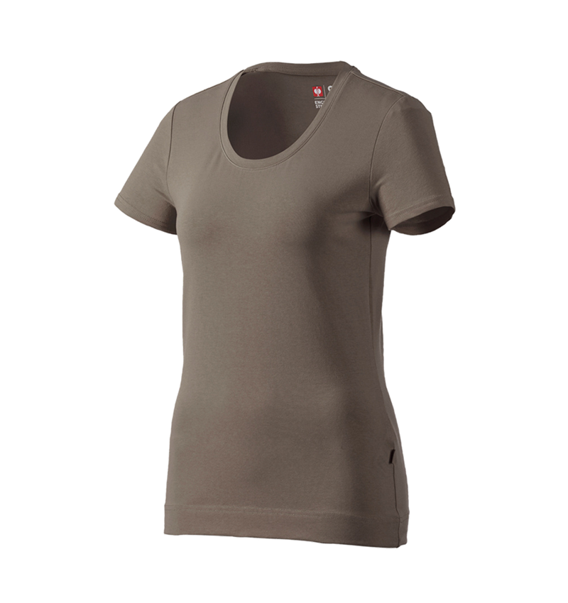 Maglie | Pullover | Bluse: e.s. t-shirt cotton stretch, donna + pietra 2