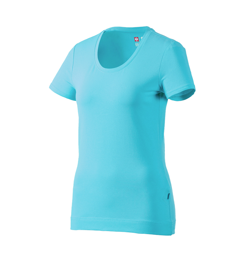 Maglie | Pullover | Bluse: e.s. t-shirt cotton stretch, donna + capri 2