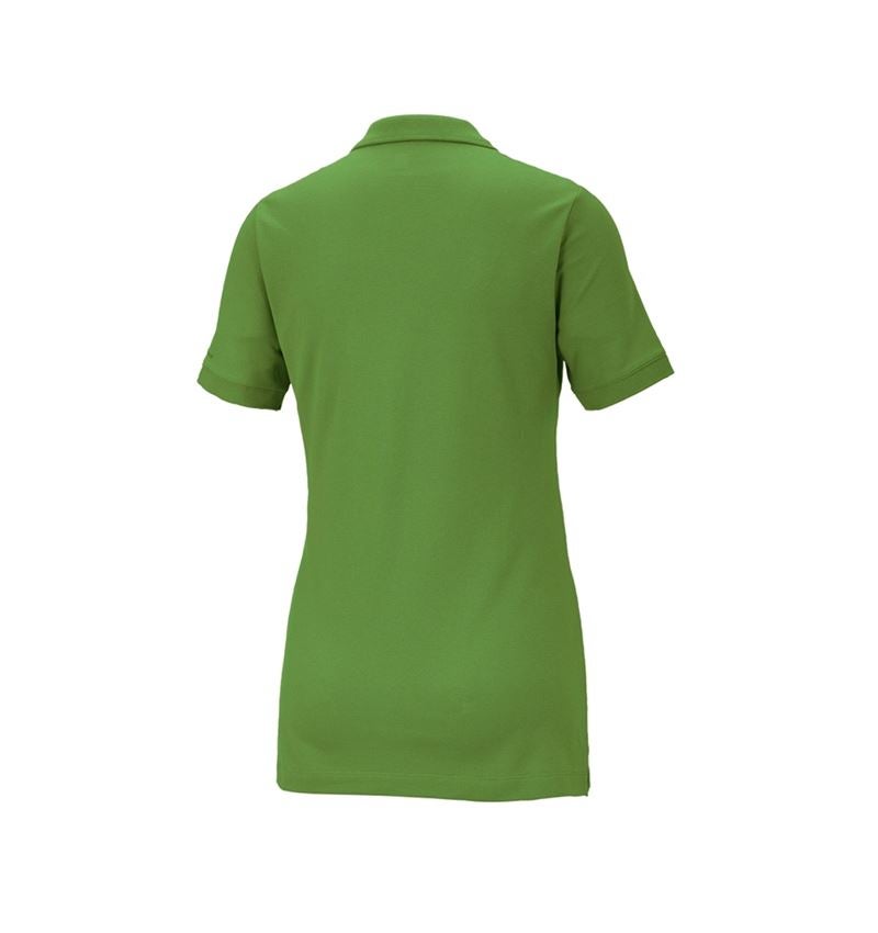 Maglie | Pullover | Bluse: e.s. polo in piqué cotton stretch, donna + verde mare 3