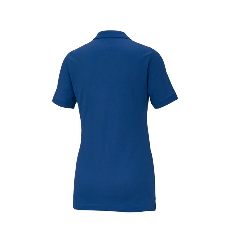 Maglie | Pullover | Bluse: e.s. polo in piqué cotton stretch, donna + blu reale 3