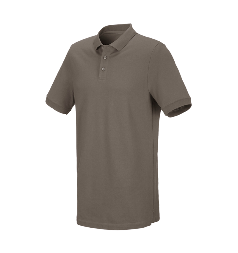 Maglie | Pullover | Camicie: e.s. polo in piqué cotton stretch, long fit + pietra 2