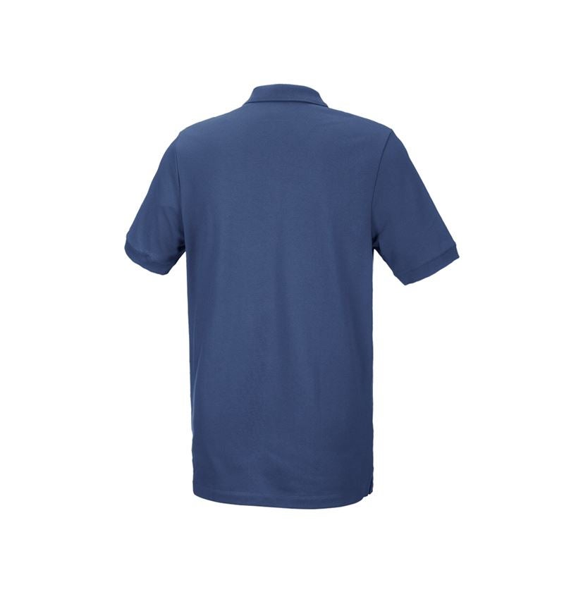 Maglie | Pullover | Camicie: e.s. polo in piqué cotton stretch, long fit + cobalto 3