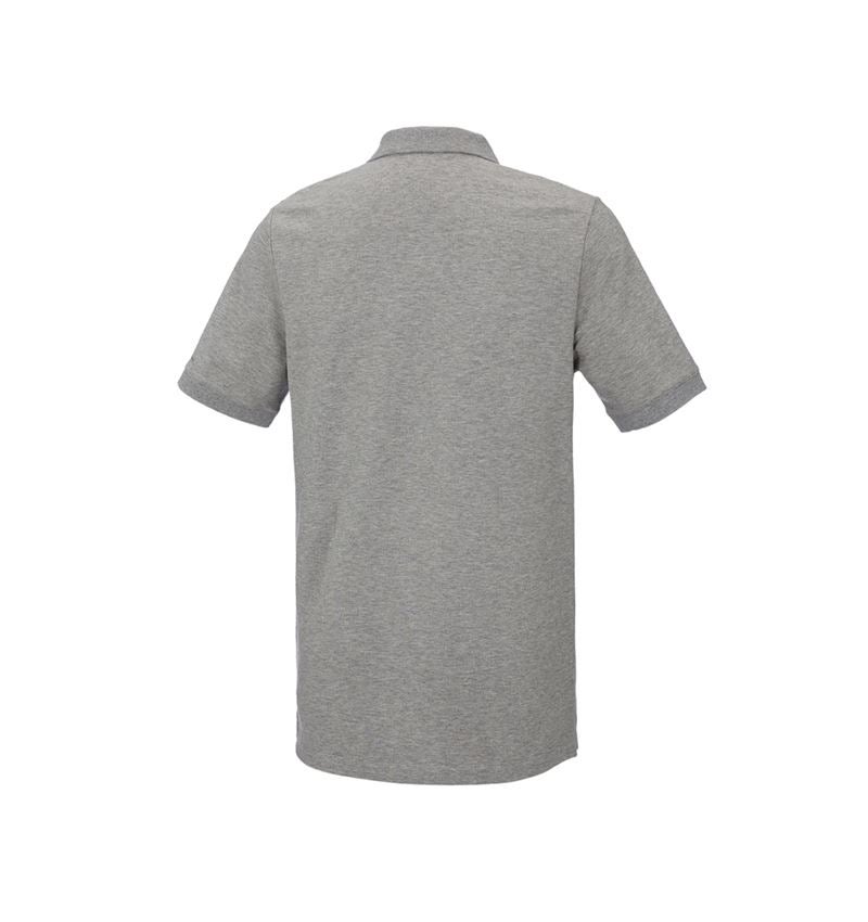 Maglie | Pullover | Camicie: e.s. polo in piqué cotton stretch, long fit + grigio sfumato 3