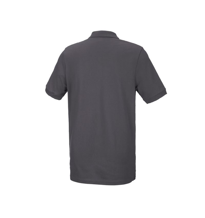 Maglie | Pullover | Camicie: e.s. polo in piqué cotton stretch, long fit + antracite  3