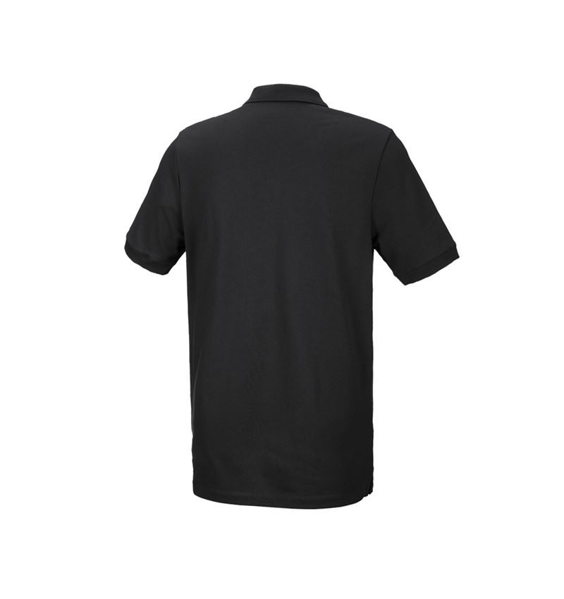 Maglie | Pullover | Camicie: e.s. polo in piqué cotton stretch, long fit + nero 3