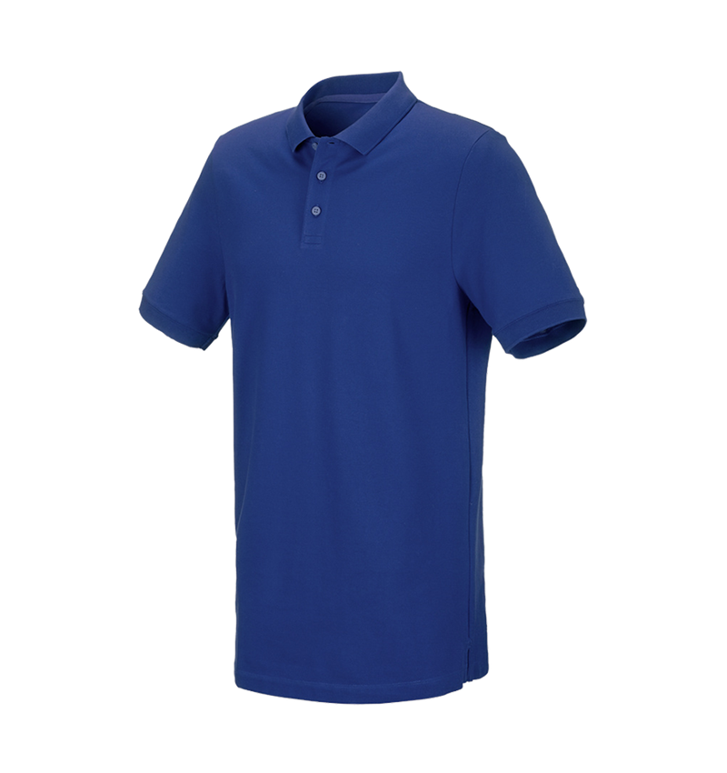 Maglie | Pullover | Camicie: e.s. polo in piqué cotton stretch, long fit + blu reale 2