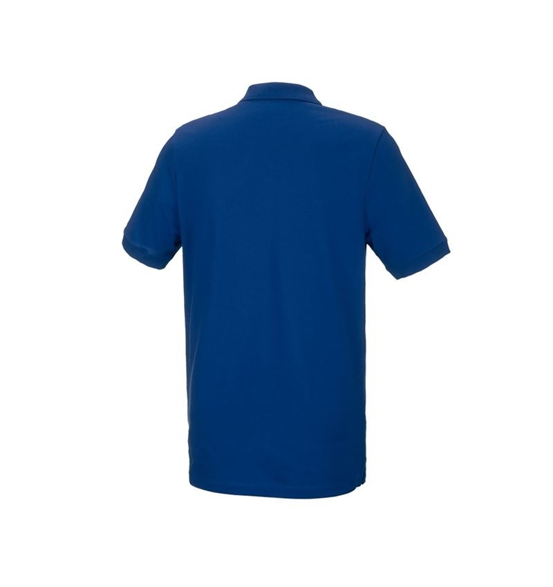 Temi: e.s. polo in piqué cotton stretch, long fit + blu reale 3