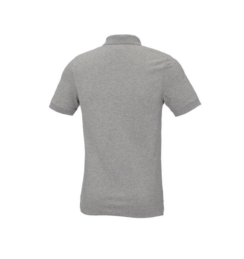 Maglie | Pullover | Camicie: e.s. polo in piqué cotton stretch, slim fit + grigio sfumato 3