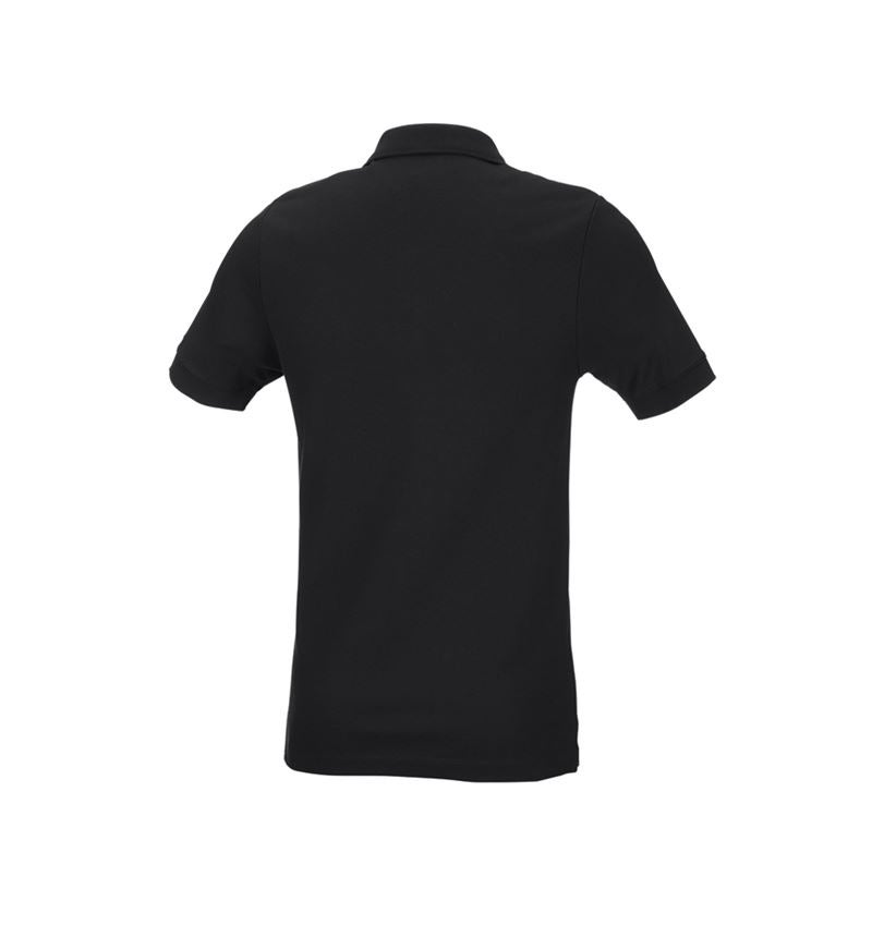Maglie | Pullover | Camicie: e.s. polo in piqué cotton stretch, slim fit + nero 3