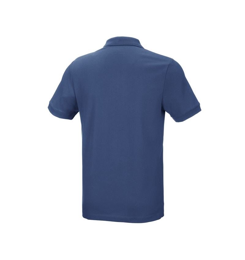 Maglie | Pullover | Camicie: e.s. polo in piqué cotton stretch + cobalto 3