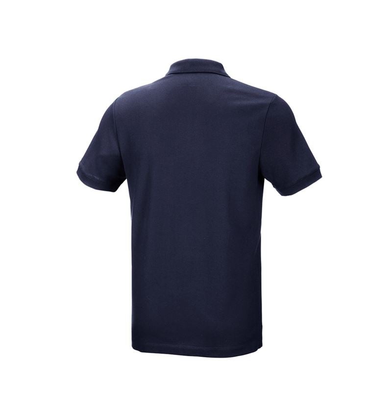 Maglie | Pullover | Camicie: e.s. polo in piqué cotton stretch + blu scuro 3